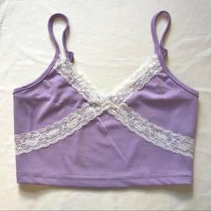 brand new y2k lace cami